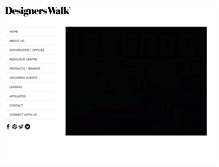 Tablet Screenshot of designerswalk.com